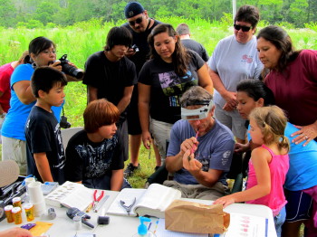 Cowee MAPS demonstration at Cowee Mounds
